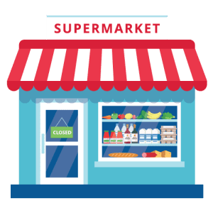 Department & Grocery closings in the USA from April to June 2023